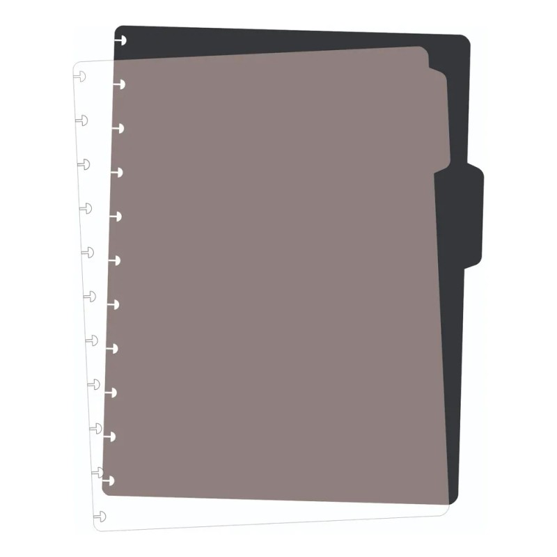 Cuaderno De Discos Profesional Morada 2 Separadores Morada