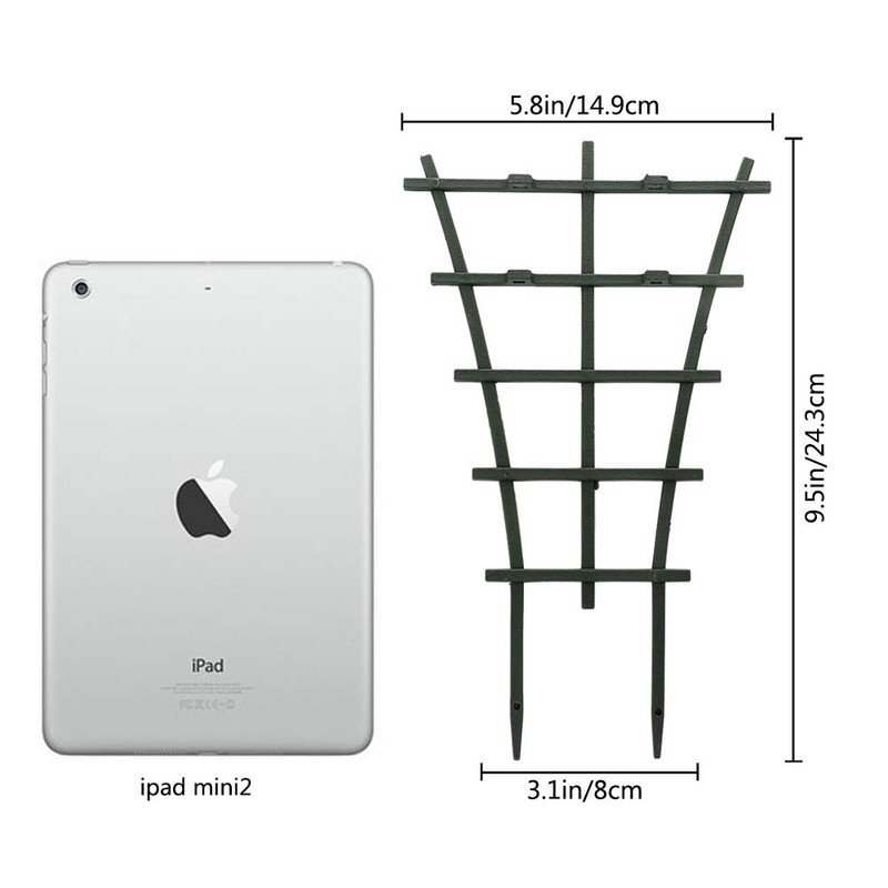12 Pcs Garden DIY Mini Climbing Trellis Plastic Superimposed Potted