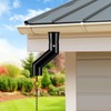 Tfro & Cile Rain Chain Gutter Adapter Black Installation Suit
