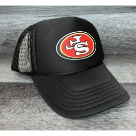 San Francisco 49ers Upside Down Logo Foam Trucker SnapBack Soft raised Logo