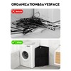 Wanapure 2 Pack Rigid Hanger Organizer, Triangle Storage Bin with