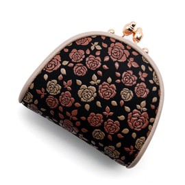 [Indenya] Inden Coin Purse, Kaguwa, Rose, Traditional Crafts, Koshu Inden, Deerskin Lacquer, Original Brand (No.8414), Pink