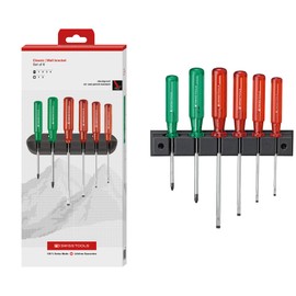 PB Swiss Tools 245CBB Screwdriver Set with Holder, Set of 6