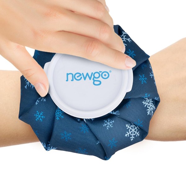 NEWGO Ice Bag for Injuries, Reusable Cool Bag, Heat and Cold Therapy and Pain Relief (15 cm)