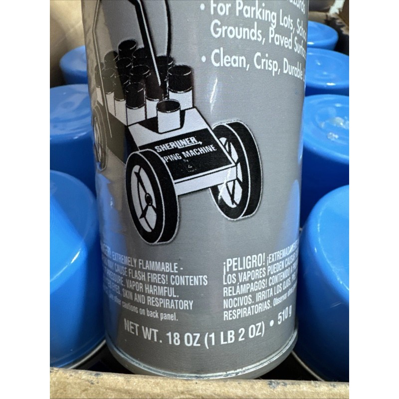 Sherwin-Williams CASE OF 12 Sherwin Williams Striping Paint Spray 18