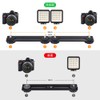 UTEBIT Camera Shoe Bracket with Hot Shoe, 30cm Head Plate,