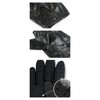 SURAWIL Mens Leather Driving Gloves Touchscreen, Unlined Thin Leather Driving