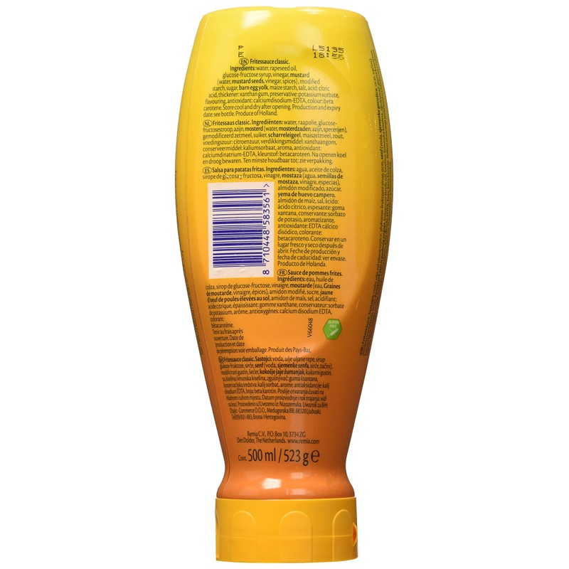 Frite Sauce Classic, Fritessaus (Remia) 16.9 oz (500ml)