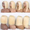 ASUTTRY 613 Blonde Bob Wig Human Hair 200 Density 13x4