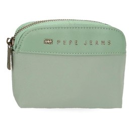 Pepe Jeans Joumma Bags Morgan Wallet Green 11.5 x 8.5 x 1.5 cm Polyester with Faux Leather Details Green Talla única Purse, Green, Unit size, purse