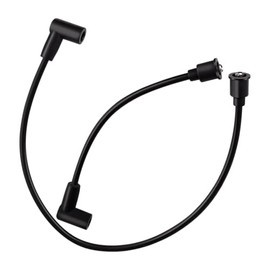 XTPTFABS 2Pcs Black Spark Plug Wire Compatible with John Deere P216 P218 P220 and Onan B43E B43G B48G, for JD Garden Tractors 316 318 420,Replacement M8-48322 8322 7831