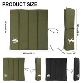 YNOYMO Seat Cushion Outdoor Foldable Seat Mat Insulated Seat Pad Waterproof Thermal Seat Cushion with Carry Bag Portable Seat Cushion for Picnic Outdoor Hiking Camping Pack of 2