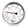 CARBO Instruments 2 1-2" Pressure Gauge, Stainless Steel Case, Chrome
