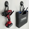 Pmsanzay 2 Pack Power Drill Tool Organizer Holder,Magnetic Tool Holders,Garage