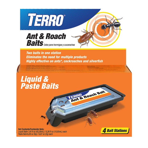 Terro T360 Stations, 1 PACK Ant & Roach Baits, Black