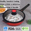 DIIG Nonstick Deep Frying Pan Skillet with Lid, 12 inch/