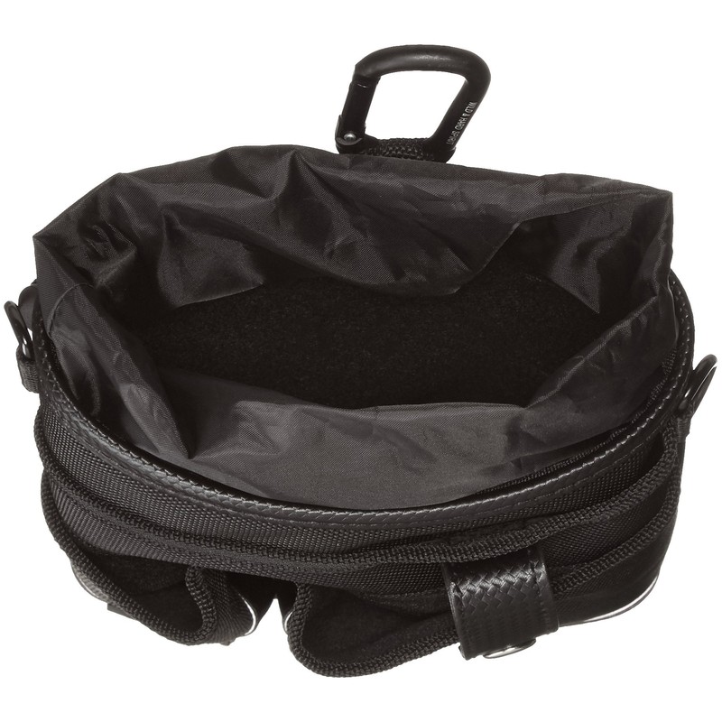 Bowken Club RF-105 Pouch, Small Case with Reflective Lines, Black