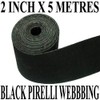 2" 5 Metres Black Rubber Pirelli Upholstery Settee Chair Webbing