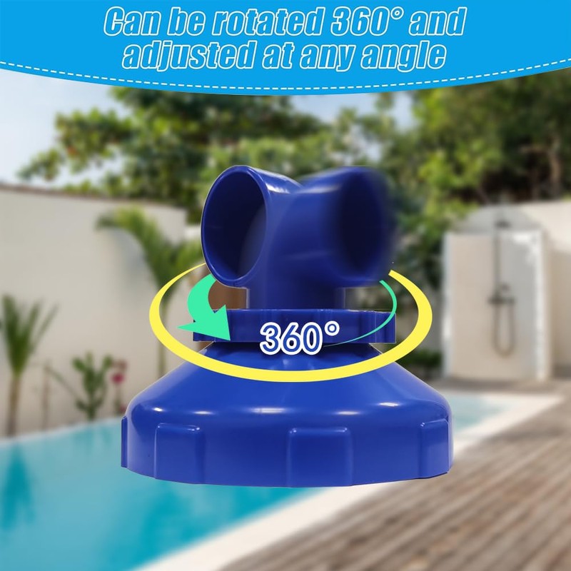 HEYIDAMAI Pool Inlet Nozzle Rotatable 360°, Pool Nozzle Set, Inlet