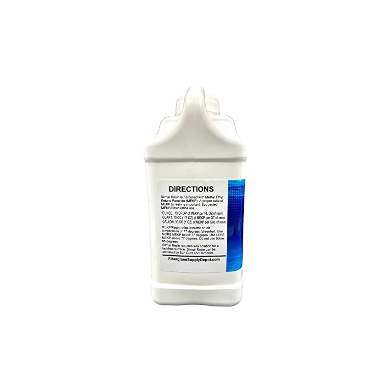 Silmar 249A Surfboard Building and Repair Resin Gallon with 60cc