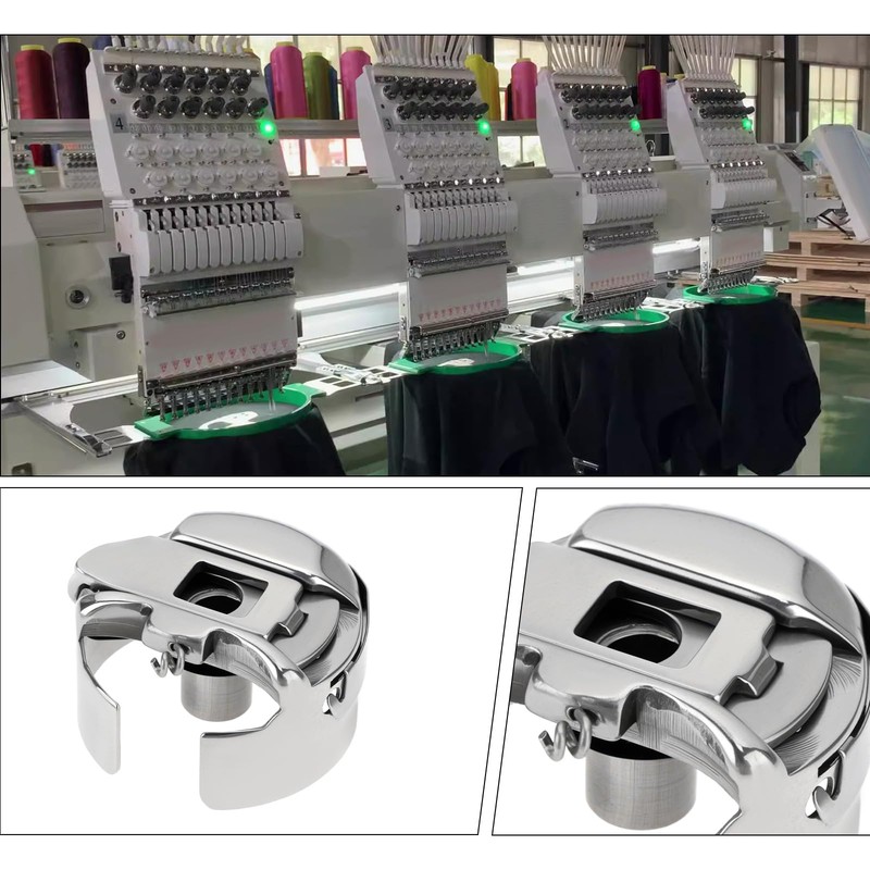 Briny River 4Pcs Embroidery Thread Bobbin Sleeve Computer Embroidery Machine