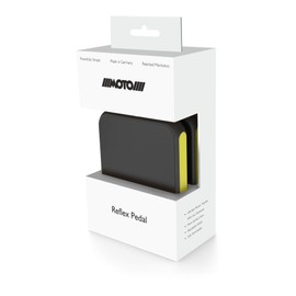 MOTOBICYCLES Reflex Urban Pedal Yellow + 2 Replacement Grip Surfaces - The Ultimate City and Touring Pedal for All Shoe Types - Innovative City Bike, E-Bike Flat Pedals