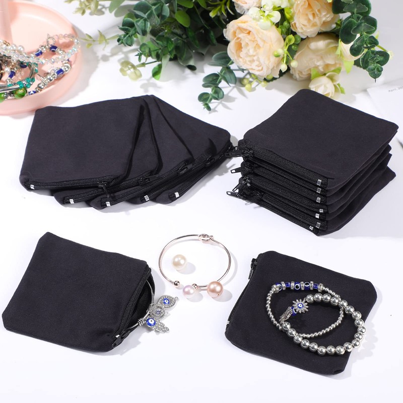 Geosar 24 Pcs Silver Storage Bags, Christmas Anti Tarnish Jewelry