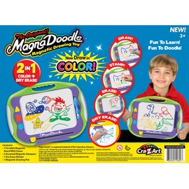 Cra-Z-Art Magna Doodle in Color - 50 Years of Creative Fun with Magnetic Drawing Board, Ages 3+
