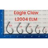 Eagle Claw L2004EL Circle Sea Hook, Platinum Black Finish, Non-Offset,