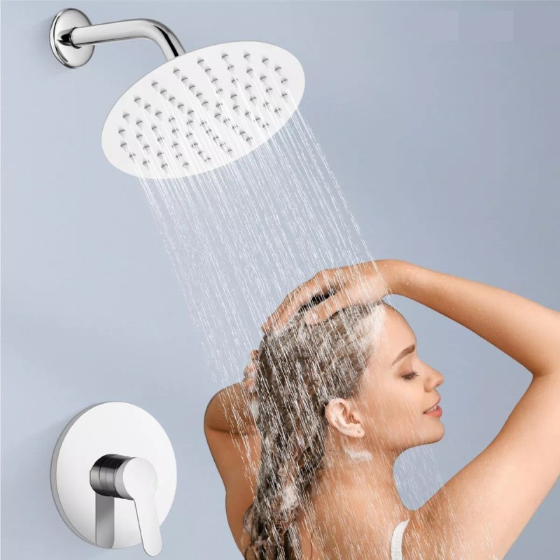 Anuwsasa Grifería de baño Anuwsasa Inox TD-0617 color plateada