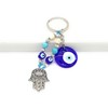 Jasimkiss Evil Eye Keychains Hamsa Hand keychains Protection Good Luck