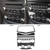 Console AC CD Panel Cover Carbon Fiber Conditioner Switch Decorative