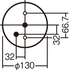 Panasonic Down Ceiling Light LGB51603LB1 Direct Attached 100 Shape, White