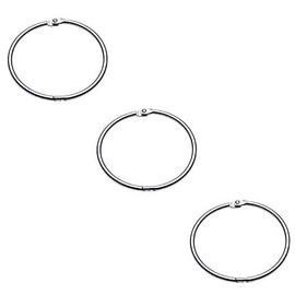 Large Heavy Duty Binding Ring Hinged/Book Binder Ring, 3.4 Inch Diameter X3 in A Pack