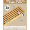 Cooks Standard Hooks, 4 Pack Aluminum Ceiling Hooks for Pot