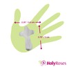 HolyRoses Olive Wood Holding/Comfort Hand Cross for a Child with