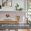 10 Sheets Subway Tile Peel and Stick Backsplash,12”×12”Pink Self Adhesive