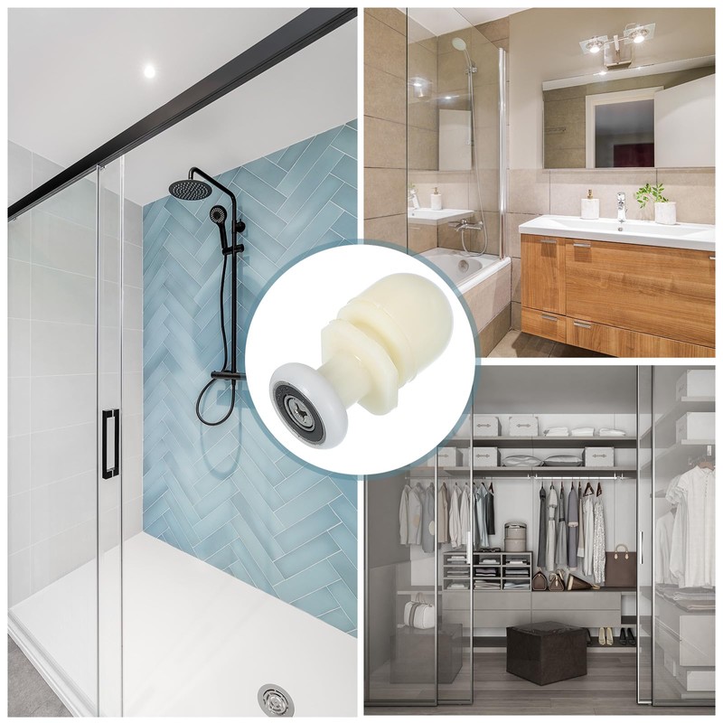 sourcing map 19mm Shower Door Rollers, Sliding Shower Doors Runners