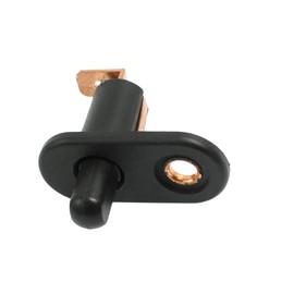 A ABSOPRO Door Courtesy Light Switch Button 1.3" x 0.6" x 1.4" Plastic Black