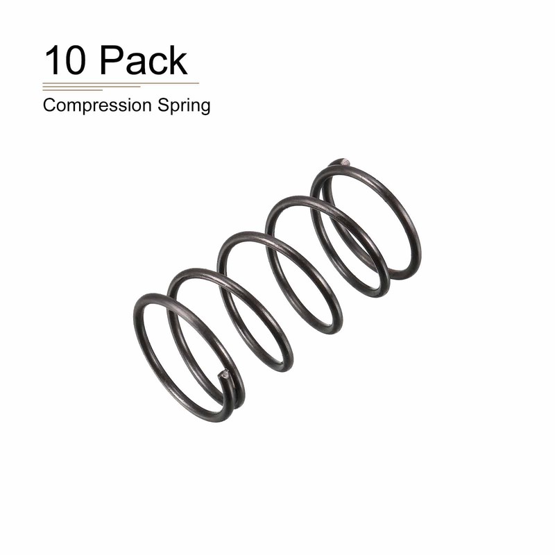 DTGN 1.2x16x30mm(DxODxL) Compression Spring - 10Pack - Good for Machinery