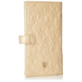 ANNA SUI Women's Playing Cat Card Case, gold