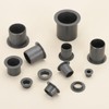 sourcing map 8Pcs Flanged Sleeve Bearing, Plastic Bushing ID 12mm