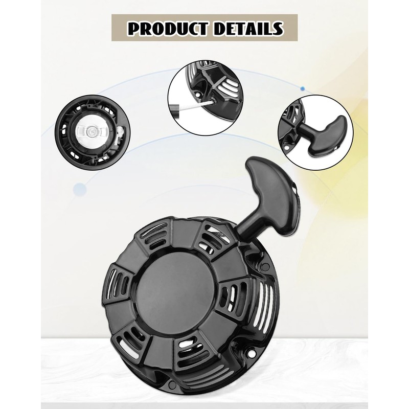 JUWEVAZU 18-165-05-S Recoil Starter Fit for Kohler 3000 Series Engine