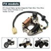 Onegercn ATV Quad Stator Ignition Magneto Plate 50cc 70cc 90cc