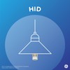 GE Lucalox High Pressure Sodium Light Bulb, B17 HPS Bulb,