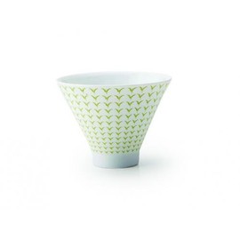 Copper and Brown White I'm Going Shape Bowl Sencha Green Sprout Yellow-Green 35171426