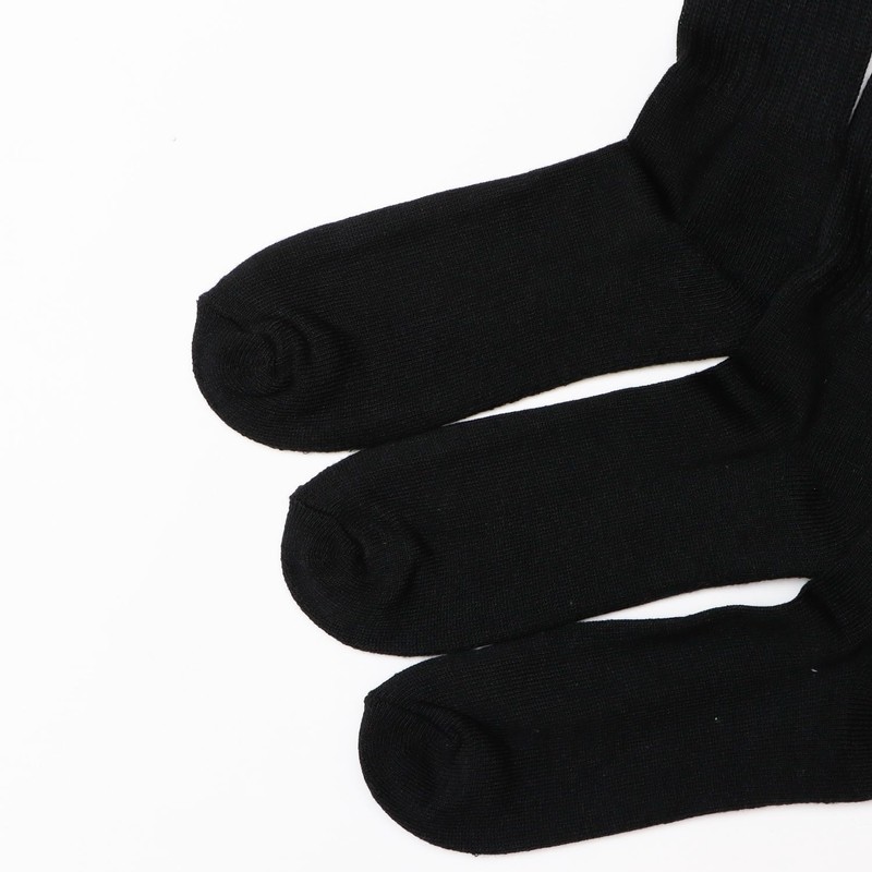 Champion CMSCY002/CMSCH002 Men's High Socks, Plain Socks, 3-Pair Set, Half