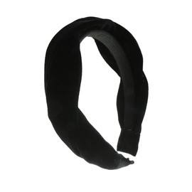 VINGTAINE HK-211-BK- Twist Velour Headband for Autumn and Winter, Elegant, Mature Style, Hair Accessories, Simple, Adult, Cute
