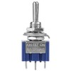 EVTSCAN 10Pcs SPDT Mini Toggle Switch 6A 125V AC, ON