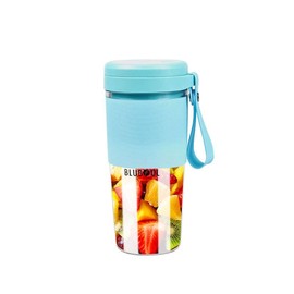BluBool Portable Blender for Shakes, Smoothies, and Juice, and Traveling, USB Rechargeable Mini Smoothie Blender Mixer with 6 3D Blades Juicer Cup for Sports Travel Home Office (Blue)